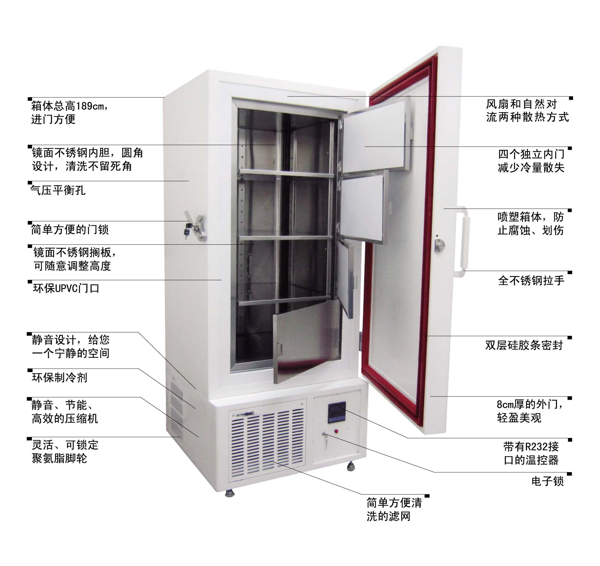 LAB-EYE  -86℃超低温冰箱 Ultra-low temperature freezer