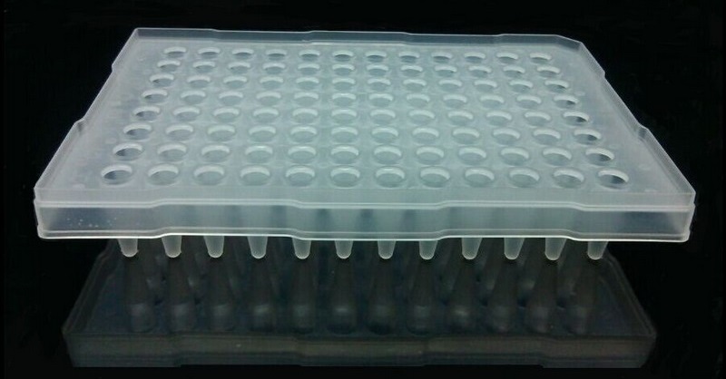 创萌LAB-EYE LE2212高缘型0.2ml半裙边磨砂96孔PCR板,25板/盒，推荐使用机型:实时荧光定量PCR仪 ABI 7300, 7500, 79B00, 以及普通PCR和ABI测序仪等多机型