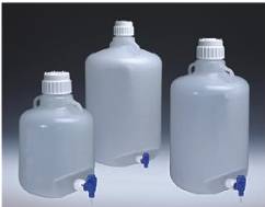 Nalgene聚丙烯可高温高压灭菌的细口大瓶（带放水口）