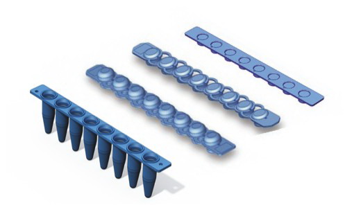 BIOplastics PCR 0.1ml EU材质薄壁磨砂八联管（矮管）